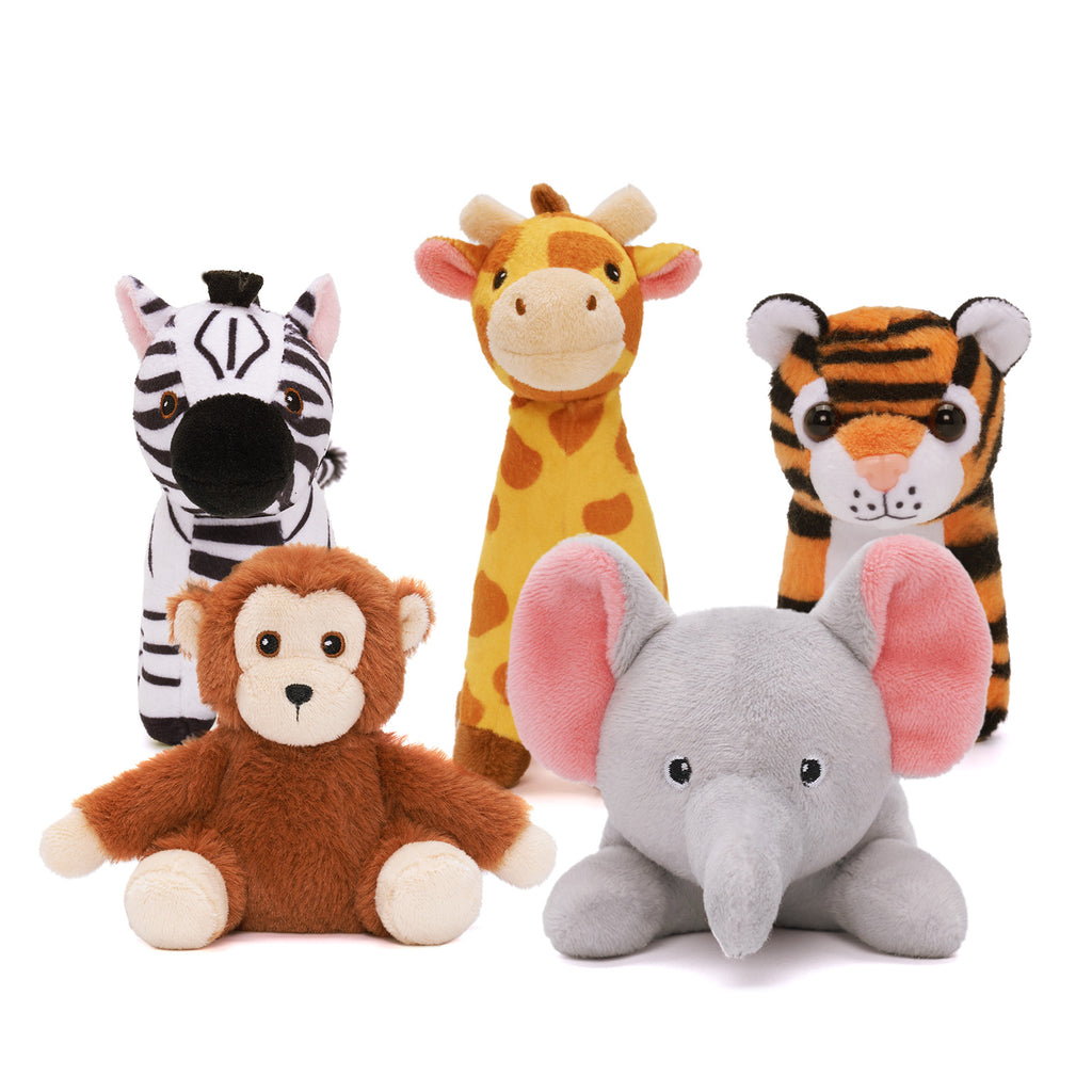 Personalized Plush Soft Zoo Toy Set