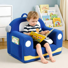Load image into Gallery viewer, Kids Sofa Comfy Foam Filled Couch - Car Theme, U.S. Local Delivery