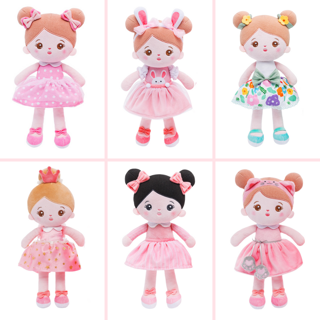 Personalized 12 Inch Girl Plush Doll