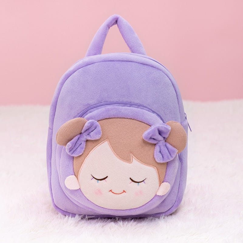 OUOZZZ Personalized IRIS Purple Doll Backpack Gift Set Purple Backpack
