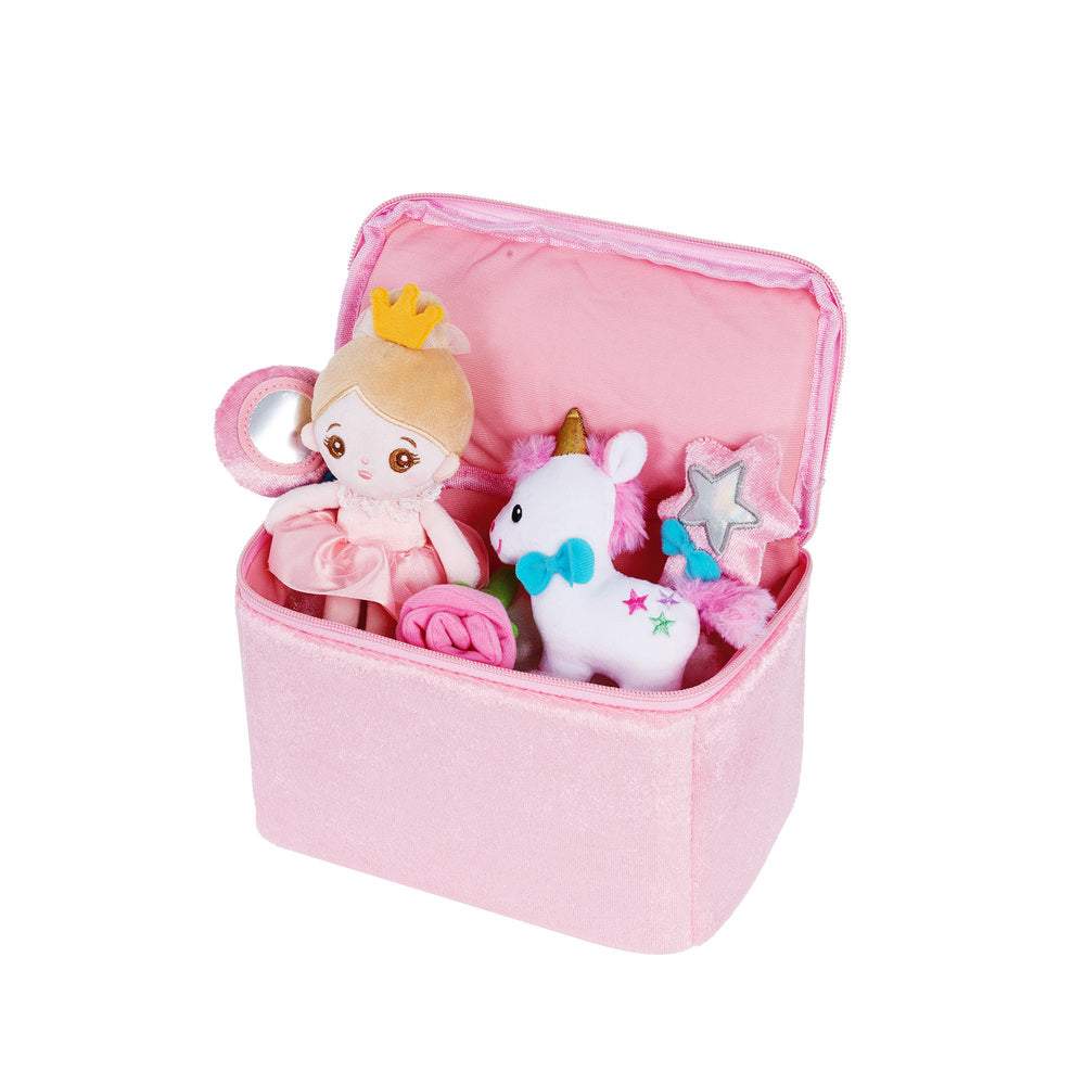 Personalized Baby's First Princess Castle Plush Sensory Toy Set