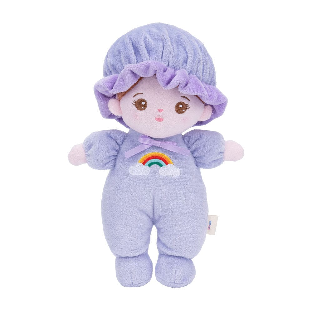 Personalized Purple Mini Plush Rag Baby Doll