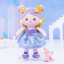 Load image into Gallery viewer, Personalized Purple Skirt Little Fairy Plush Doll