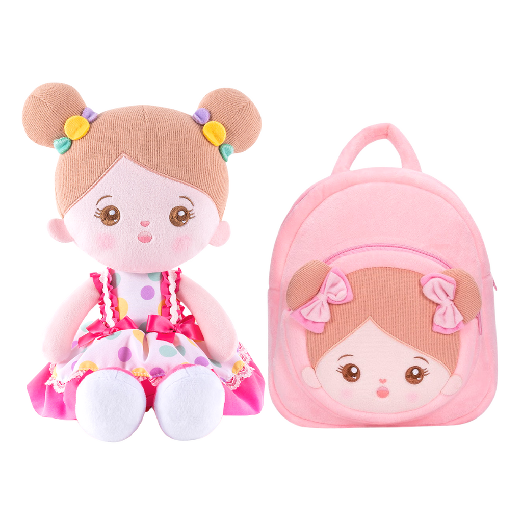 OUOZZZ Personalized Doll + Backpack Bundle