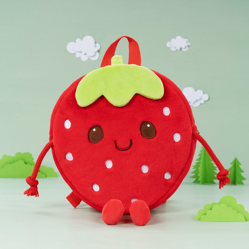 Personalized Cute Strawberry Plush Backpack