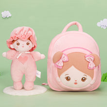 Load image into Gallery viewer, Personalized 10 Inch Plush Doll + Optional 15 Inch Doll or Backpack