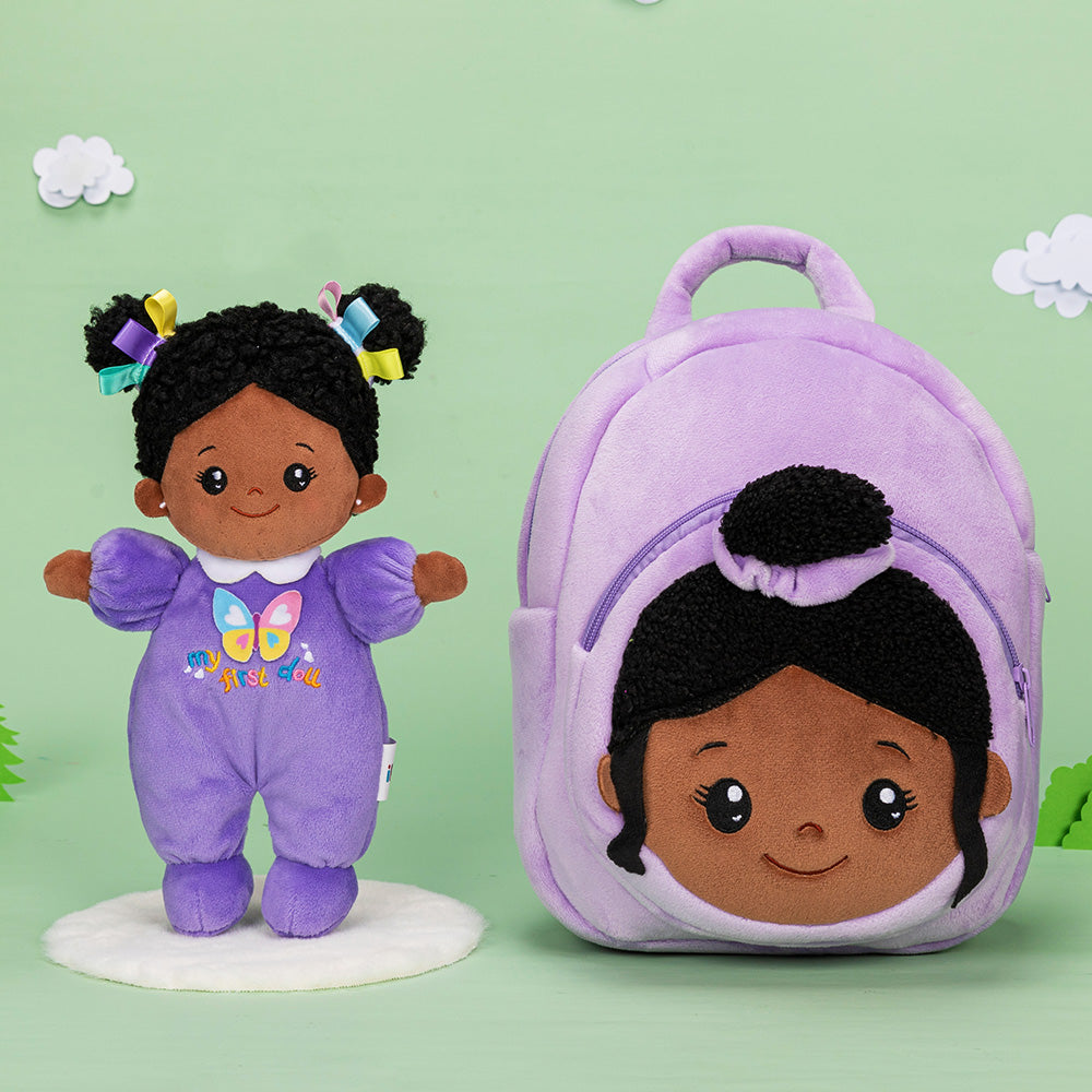 Personalized 10 Inch Plush Doll + Optional 15 Inch Doll or Backpack