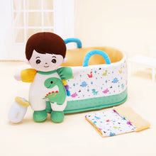 Load image into Gallery viewer, Personalized Baby Boy Plush Doll &amp; Gift Set