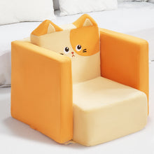 Load image into Gallery viewer, 2 in 1 Cute Cat Children Sofa Couch and Desk