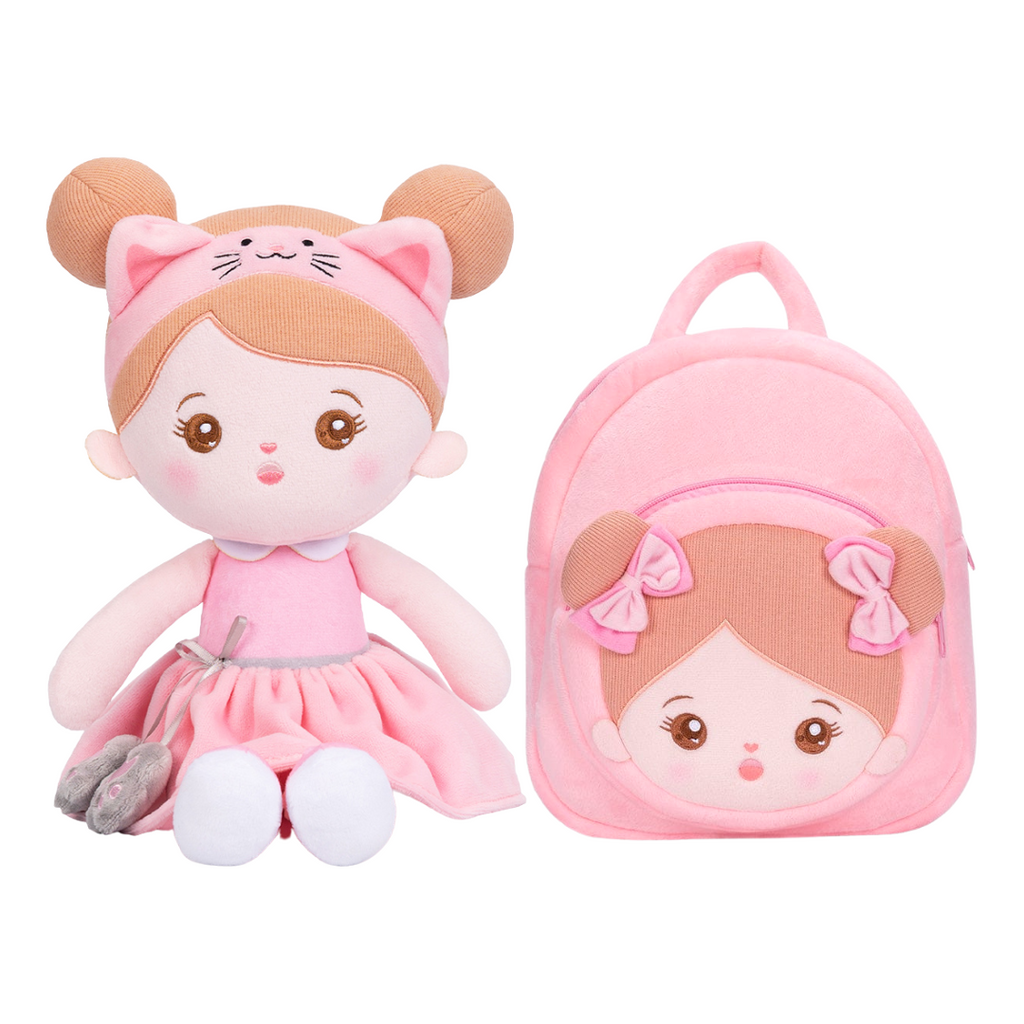 OUOZZZ Personalized Doll + Backpack Bundle