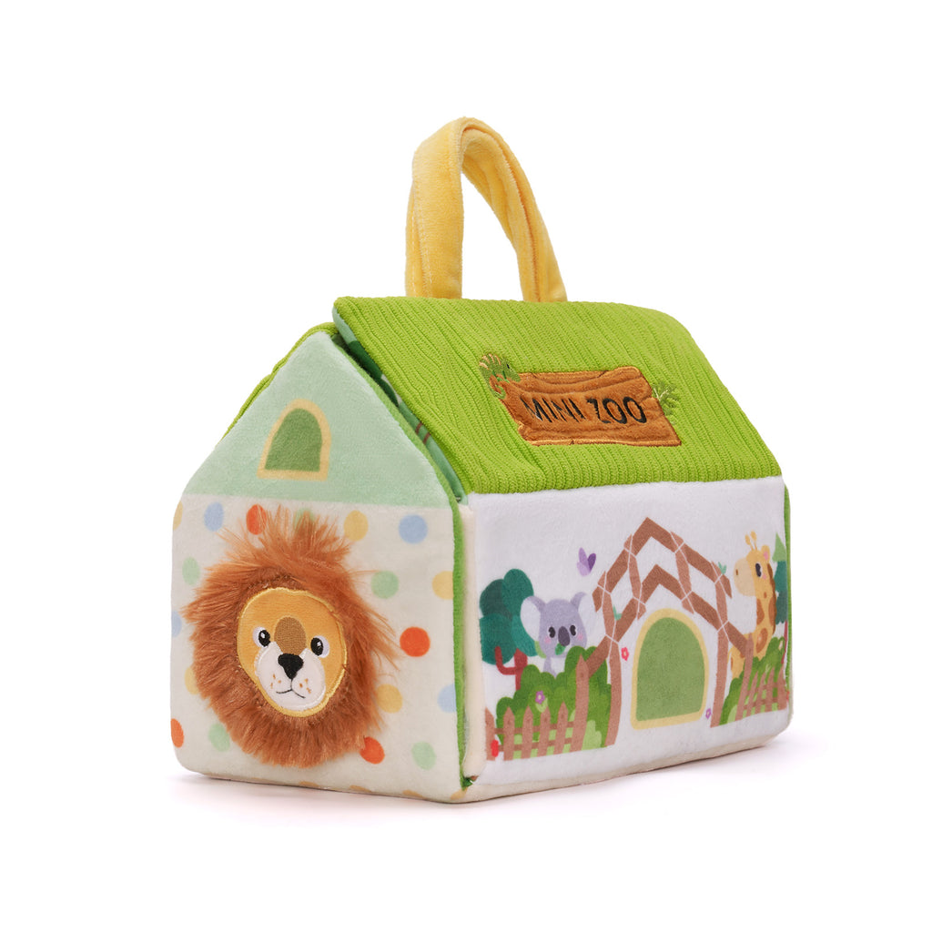 Personalized Portable Fun Plush Zoo House Set