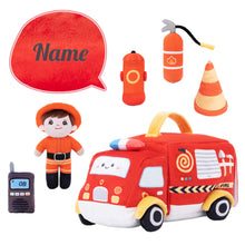 Load image into Gallery viewer, Personalized Baby&#39;s First Truck Car Sensory Toy Set