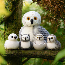 Load image into Gallery viewer, Owl Plush Stuffed Animal with 4 Babies