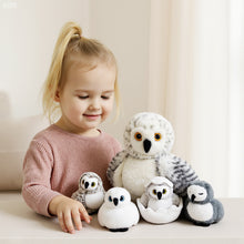 Load image into Gallery viewer, Owl Plush Stuffed Animal with 4 Babies