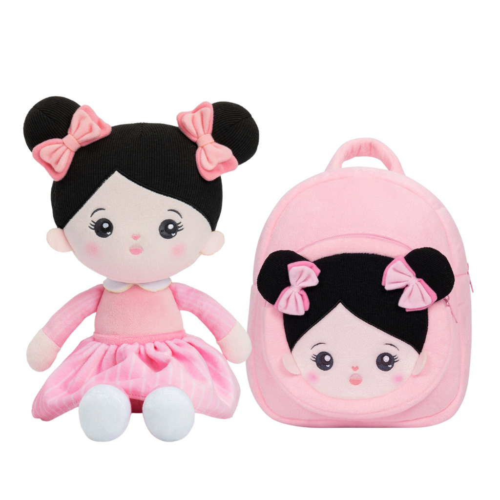 OUOZZZ Personalized Doll + Backpack Bundle