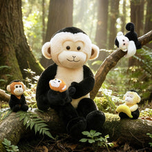Load image into Gallery viewer, Capuchin Monkey Plush Stuffed Animal with 4 Babies