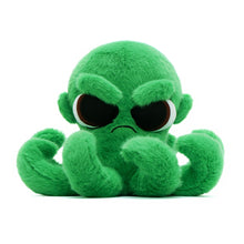Load image into Gallery viewer, Soft Fur Green Octopus Plush Stuffed Animal Toy 7.5 Inch