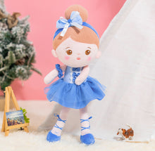Load image into Gallery viewer, Personalized Ballerina Princess Plush Doll - Blue &amp; Pink