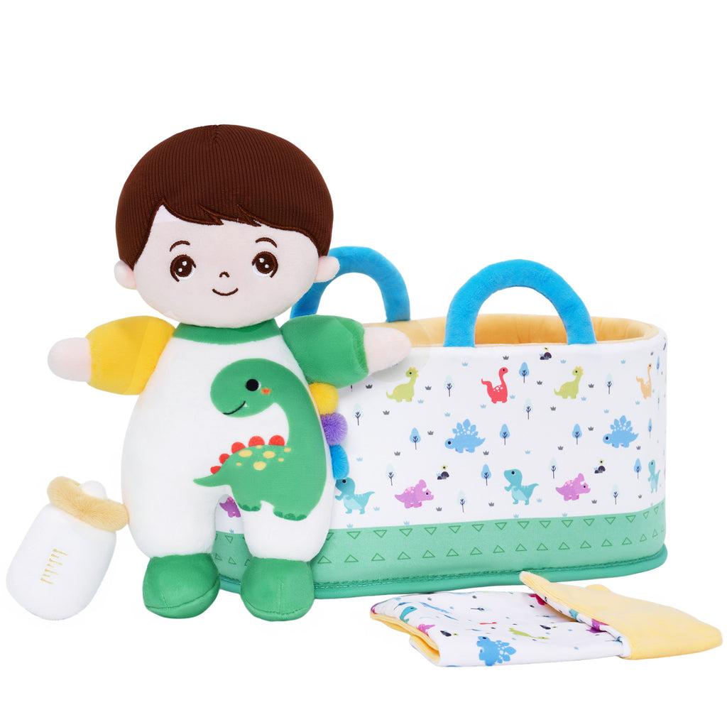 Personalized Baby Boy Plush Doll & Gift Set