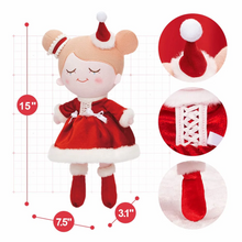 Load image into Gallery viewer, Personalized Iris Christmas Girl Doll and Backpack