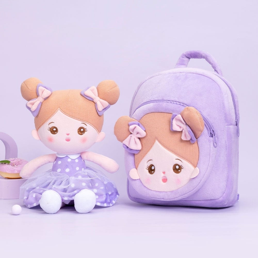 OUOZZZ Personalized Doll + Backpack Bundle