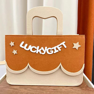 Eco-Friendly Lucky Gift Felt Gift Wrap Bags (11,4*7.5*4 Inch)