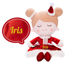 Load image into Gallery viewer, Personalized Christmas Elk Plush Rag Baby Doll