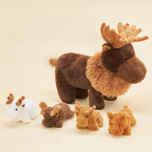 Load image into Gallery viewer, Moose Stuffed Animal with 4 Babies Inside