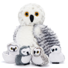 Load image into Gallery viewer, Owl Plush Stuffed Animal with 4 Babies