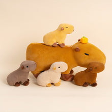 Load image into Gallery viewer, Plush Stuffed Animal Mommy with 4 Babies - 4 Themes