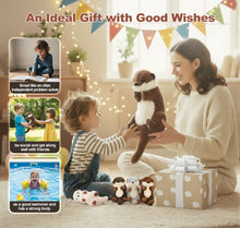 Load image into Gallery viewer, Otter Plush Stuffed Animal with 4 Babies