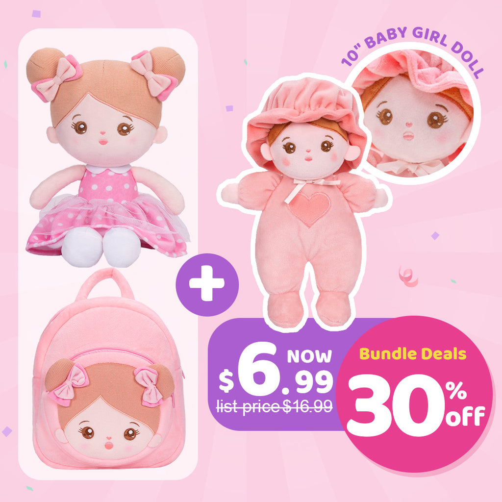 OUOZZZ® Doll and Backpack Deal Bundle