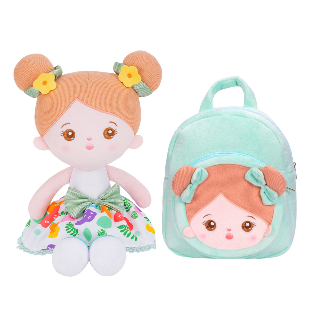 OUOZZZ Personalized Doll + Backpack Bundle