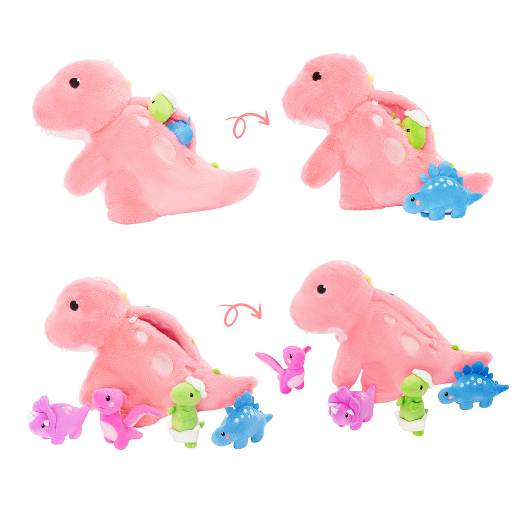 Plush Stuffed Animal Family Toy Set Mommy with Babies - 11 Themes