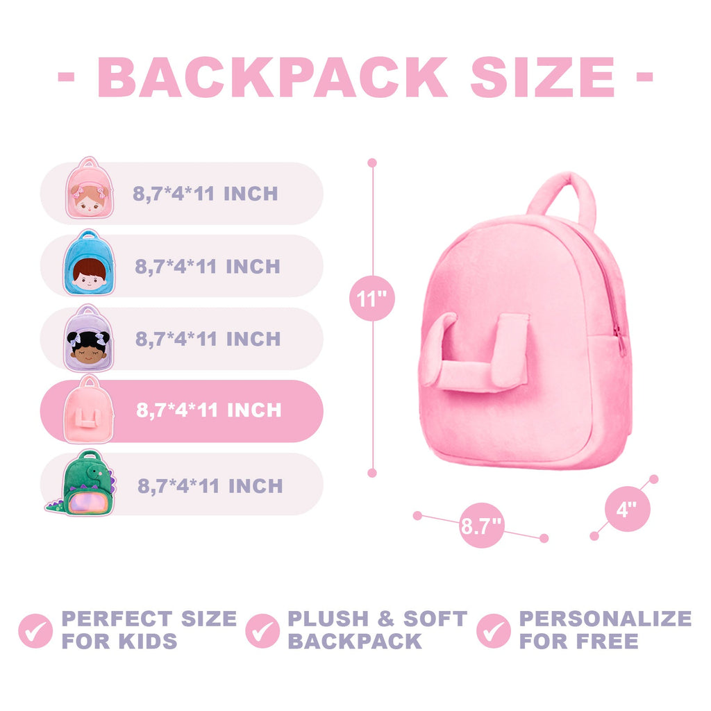 Personalized Plush Bag Backpack - 22 Styles