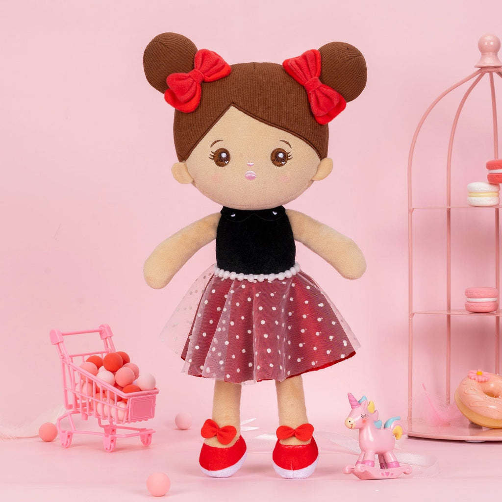 Personalized Deep Skin Abby Girl Plush Doll