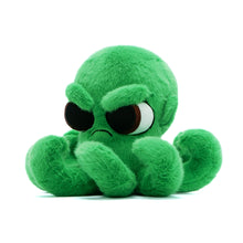 Load image into Gallery viewer, Soft Fur Green Octopus Plush Stuffed Animal Toy 7.5 Inch