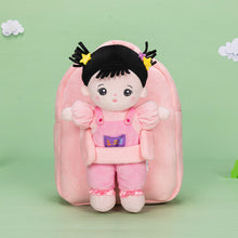 Load image into Gallery viewer, Personalized 10 Inch Plush Doll + Optional 15 Inch Doll or Backpack