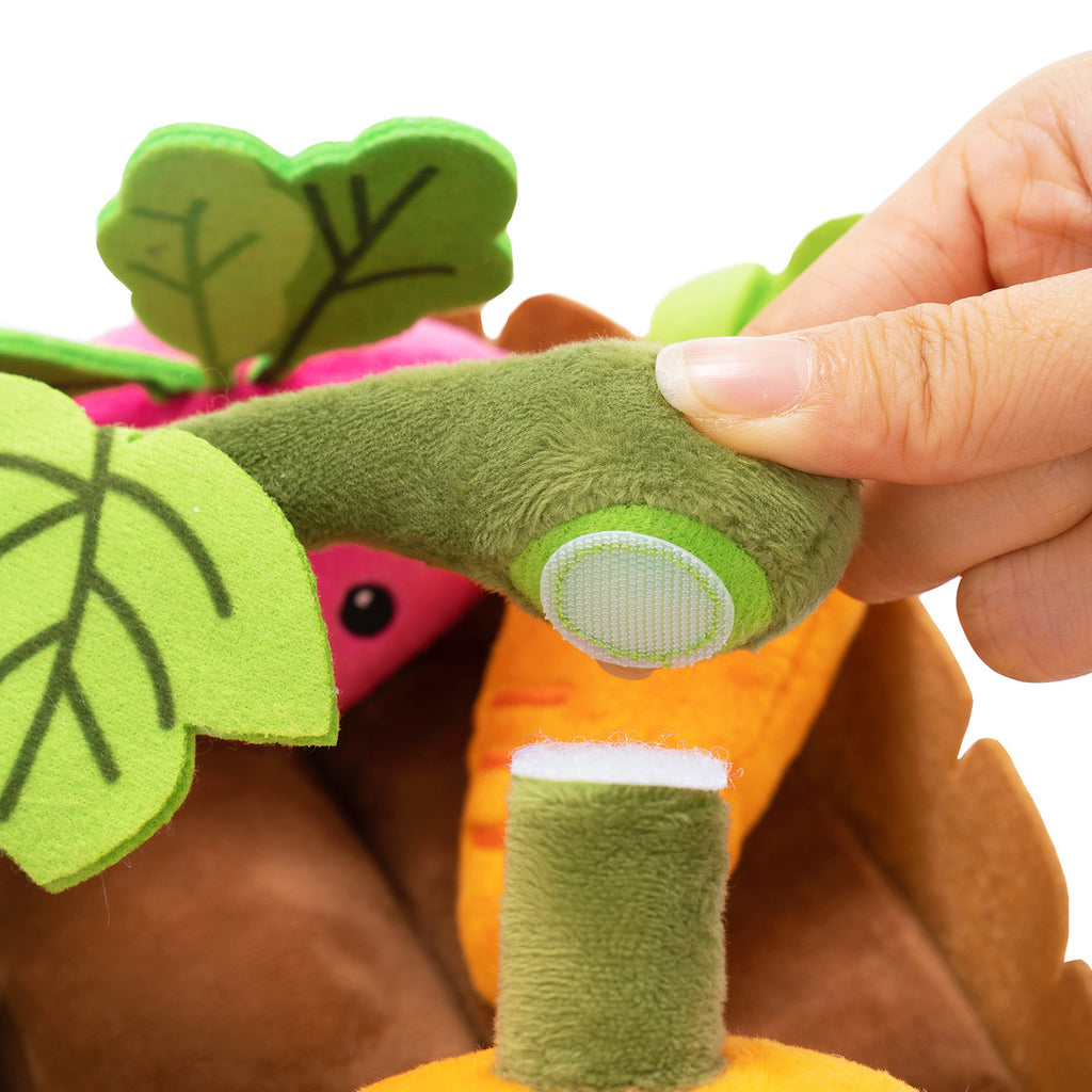 Personalized Baby's First Vegetable Garden Plush Playset