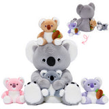 Koala Stuffed Animal with 4 Babies Koala Inside