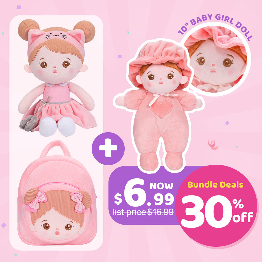 OUOZZZ® Doll and Backpack Deal Bundle