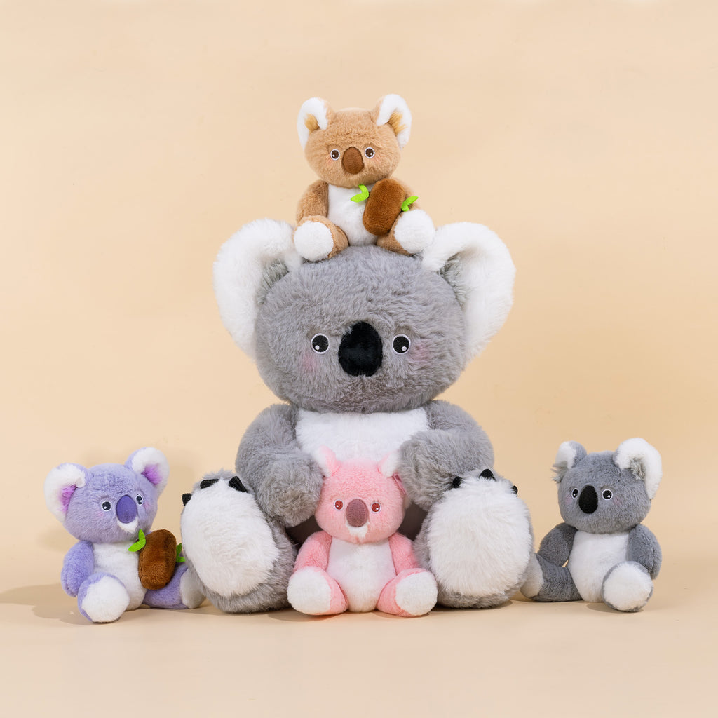12" Koala Stuffed Animal with 4 Babies Koala Inside