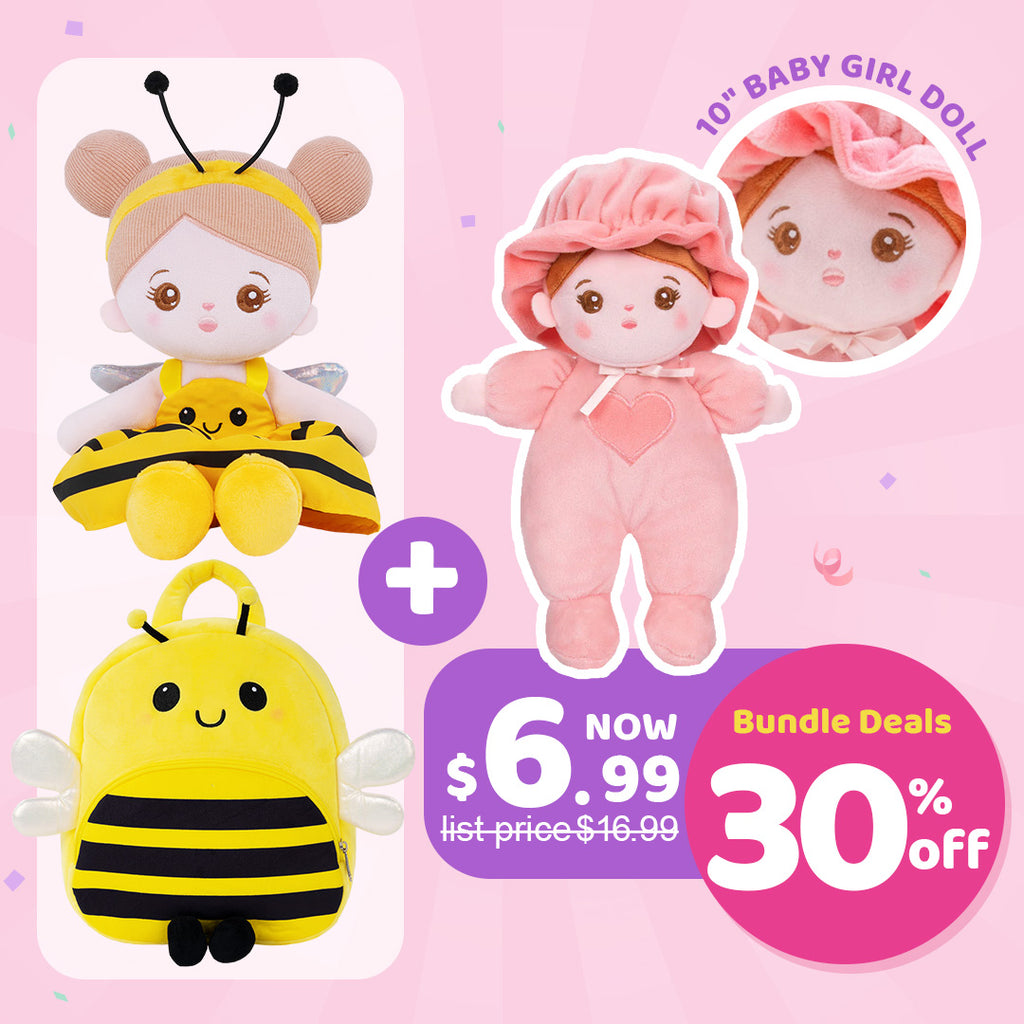 OUOZZZ® Doll and Backpack Deal Bundle