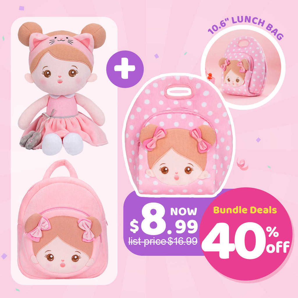 OUOZZZ® Doll and Backpack Deal Bundle