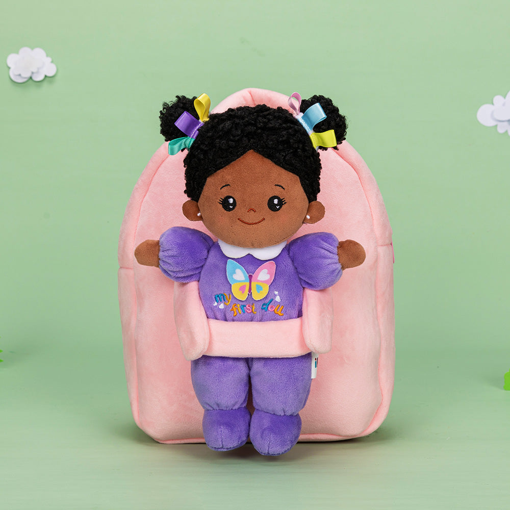 Personalized 10 Inch Plush Doll + Optional 15 Inch Doll or Backpack