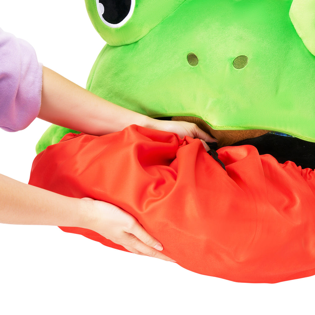 Ball Shaped Frog Children's Toy Storage Bean Bag Chair Cover