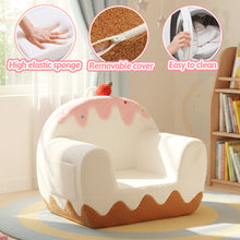 Load image into Gallery viewer, Kids Sofa Comfy Foam Filled Couch -Ice Cream Theme, U.S. Local Delivery