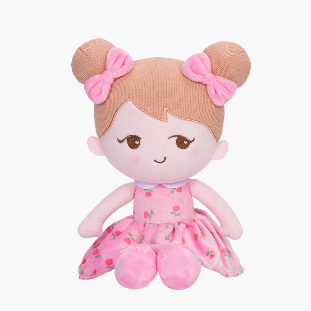 Personalized Playful Pink Plush Doll