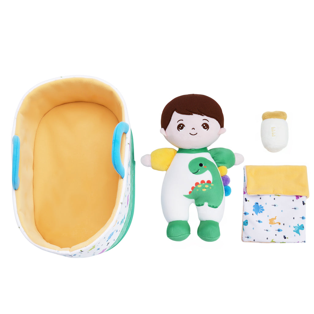 Personalized Baby Boy Plush Doll & Gift Set