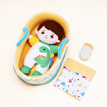 Load image into Gallery viewer, Personalized Baby Boy Plush Doll &amp; Gift Set